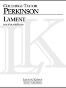 Lament by Perkinson Coleridge-Taylor for