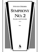 Symphony No. 2: Elegies and Fanfares by Gerber Steven for Full Score