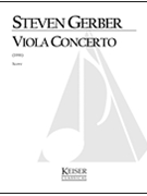 Viola Concerto by Gerber Steven for Full Score