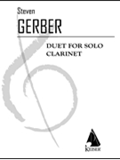 Duet for Solo Clarinet by Gerber Steven for