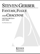 Fantasy Fuge and Chaconne for Viola and Cello by Gerber Steven for