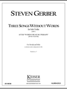 Three Songs Without Words from Words for Music Perhaps by Gerber Steven for