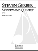 Woodwind Quintet by Gerber Steven for Score and Parts