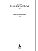 Rumi Sings of Love for Soprano and 15 Players by Stock David for Full Score