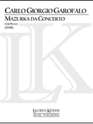 Mazurka da Concerto by Garofalo Carlo Giorgio for