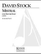 Mistral for Oboe and Harp by Stock David for