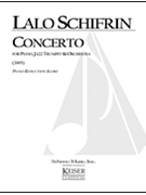 Concerto for Piano Jazz Trumpet and Orchestra by Schifrin Lalo for Score