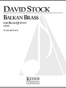 Balkan Brass by Stock David for Score and Parts