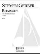 Rhapsody for Oboe and Strings by Gerber Steven for Full Score