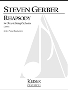 Rhapsody for Oboe and Strings by Gerber Steven for
