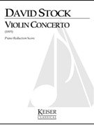 Violin Concerto by Stock David for Score