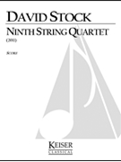 Ninth String Quartet by Stock David for Score and Parts