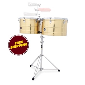 Lp Lp1516-b 15 And 16 Prestige Thunder Timbales - Brass