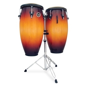 Lp Matador Custom 10-inch And 11-inch Conga Set With Double Stand - Vintage Sunburst