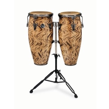 Lp Aspire 10-inch And 11-inch Conga Set With Double Stand - Havana Cafe