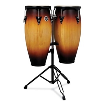 Lp City Series 10-inch And 11-inch Conga Set With Double Stand - Vintage Sunburst