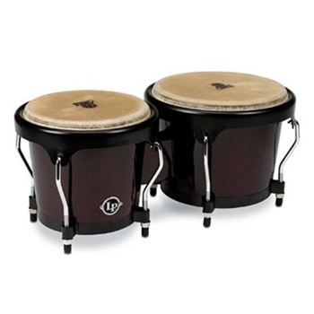 Lp Lpa601-dw Aspire Series 6-3/4-inch And 8-inch Bongo Set - Dark Wood