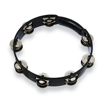 Lp Lpa190 Aspire 10-inch Black Tambourine With Steel Jingles