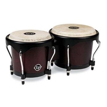 Lp Lp646ny-dw City Series 6-inch And 7-inch Bongo Set - Dark Wood