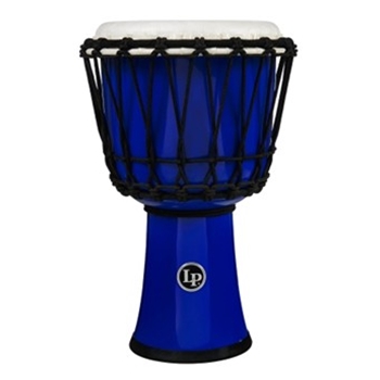 Lp 7-inch Rope Tuned Circle Djembe With Perfect-pitch Head - Blue