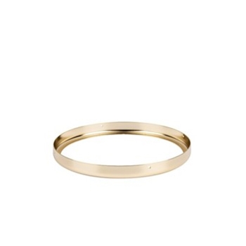 11 3/4in Galaxy Wood Bottom Ring Gold
