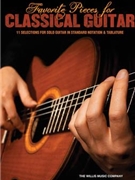 Favorite Pieces For Classical Guitar by Various for Guitar Tab