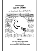 Adon Olam by Rossi Salamone for SATB