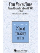 Your Voices Tune by Handel George Frideric for SATB and Piano