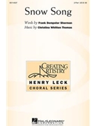 Snow Song by Thomas Christina Whitten for 2-Part Treble