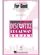 For Good by Schwartz Stephen - Emerson Roger - for 2-Part