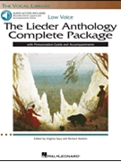 Lieder Anthology Complete by Various - Walters and Saya - for Low Voice Collection