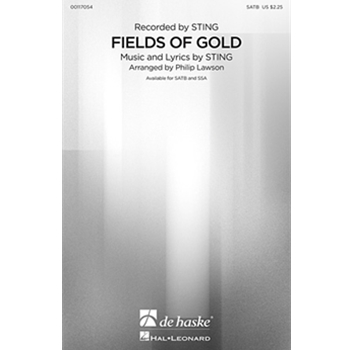 Fields Of Gold by Sting - Lawson Philip - Sting for SSA