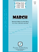 March From Solfege Suite by Berg Ken for SAB