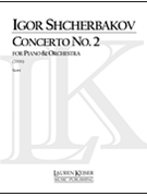Concerto No. 2 for Piano and Strings by Igor Shcherbakov for Full Score