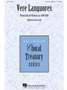Vere Languores by De Victoria Tomas L - Leavitt John - for SATB a cappella