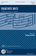 Exsultate Justi by Juneau Thomas for SATB divisi a cappella