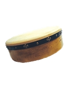 15 inch. Tunable Aged Oak Bodhran with Beater by for