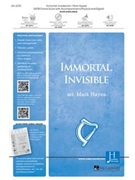 Immortal Invisible by - Hayes Mark - for Accompaniment CD (w/WAVE files)