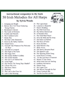 50 Irish Melodies for All Harps by - Sylvia Woods - for