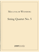 String Quartet No. 5 by Weinberg Mieczyslaw for Score