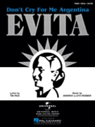 Don't Cry For Me Argentina by Lloyd Webber Andrew - Evita - for PVG