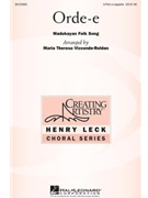 Orde-e by - Maria Theresa Vizcon - for 3-Part Treble
