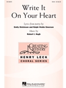 Write It On Your Heart by Hugh Robert for SSAA