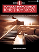 Adult Piano Course Popular Piano Solos Book 1 by Thompson John - Miller Carolyn - for Piano Collection