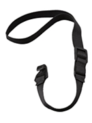 Adjustable Black Nylon Ukulele Strap for