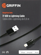 3' USB to Lightning Cable by for