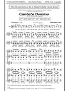 Cantate Domino by Petker Allan Robert for SATB divisi a cappella