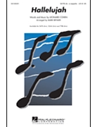 Hallelujah by Cohen Leonard - Brymer Mark - for SATB divisi a cappella