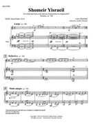 Shomeir Yisraeil by Hochman Larry for SATB