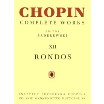 Rondos Cw XII by Chopin Frederic - Paderewski Ignace J - for Piano